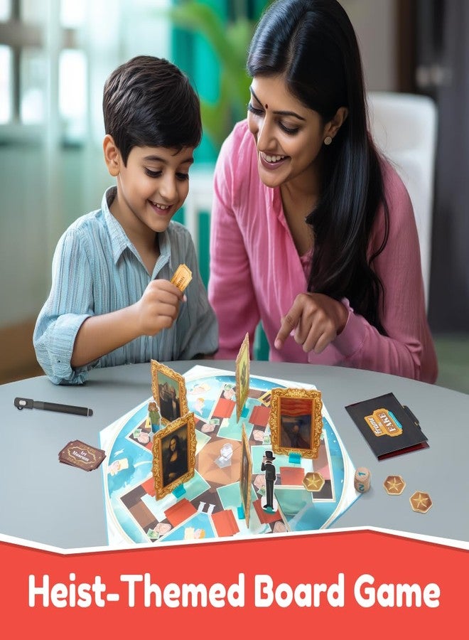 Bloomingo Board Game - Frame the Fake: Thrilling Art Heist Adventure Game for Kids & Adults; Identify Fake Paintings; Outsmart The Other Players To Win Perfect Gift for Ages 8, 9, 10, 11, 12 & More - Image 3
